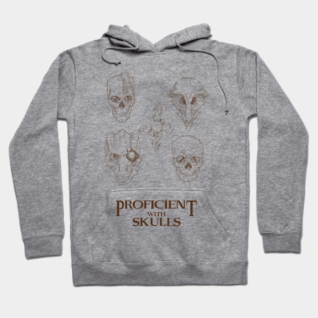 Proficient With Skulls (Double Sided) Hoodie by Jcbarte2